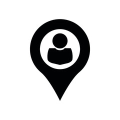 Map pin icon vector. Map marker vector
