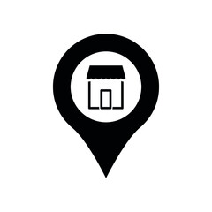 Map pin icon vector. Map marker vector