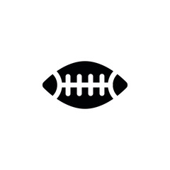 American football vector icon, sports ball symbol. Modern, simple flat vector illustration for web site or mobile app