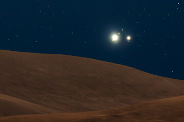 The Christmas Star moving across the night sky at Atacama Desert as the Three Kings saw it 2020...