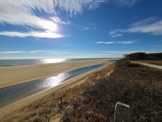 beach in the morning