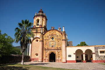 The Misión San Miguel Concá Franciscan mission in the Sierra Gorda mountains, Queretaro, Mexico