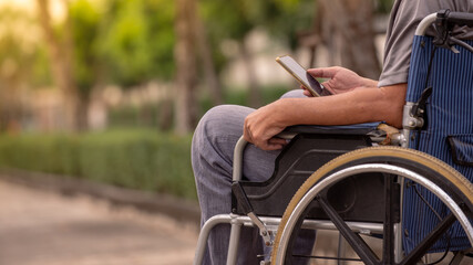 disabled person in wheelchair