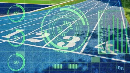 Concept of modern sport analytics and statistics data used to analyze performance capacity of young college and professionals athletes. - Powered by Adobe