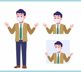 Young man with a tie