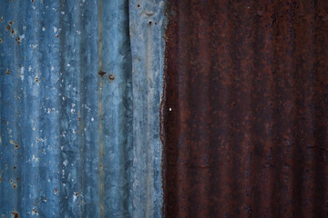 Old rustic steel zinc surface texture and background