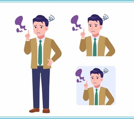 Young man with a tie