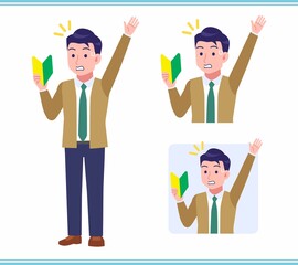 Young man with a tie