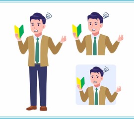 Young man with a tie