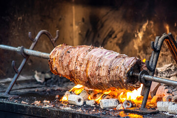 traditional turkish doner and cag kebab