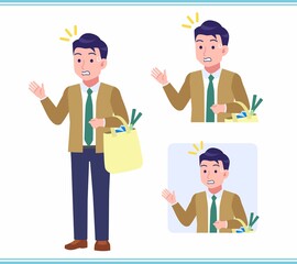 Young man with a tie