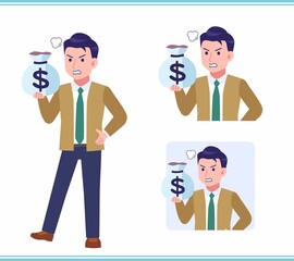 Young man with a tie