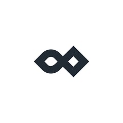 Logo icon with white background, simple, abstract, minimalist