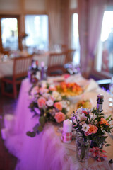 Wedding table decor.