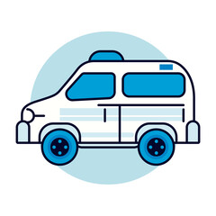 ambulance car vehicle health icon
