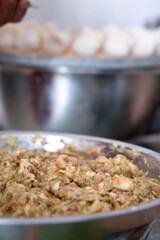 Dumpling stuffing for Chinese festival dumplings