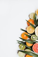 Summer holidays, resort vacation, exotic fruits