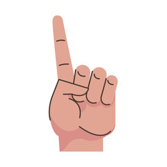 hand human index symbol gesture icon