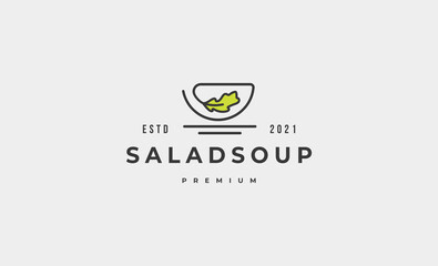 salad food logo vector design illustration