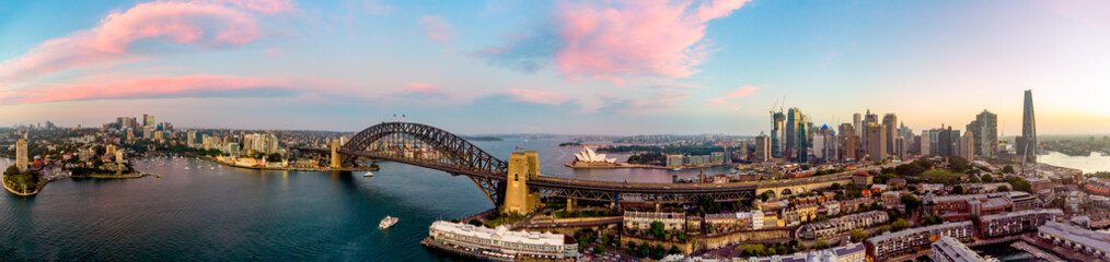 Fototapeta premium Sydney Harbour Birds' Eye Panorama