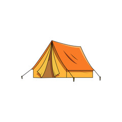 Tent vector isolated on white background