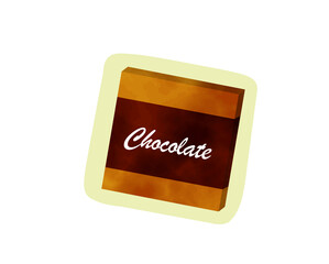 免疫力を高める食材／糖質制限／水彩／カカオ／チョコレート