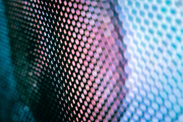 CloseUp LED blurred screen. LED soft focus background. abstract background ideal for design.