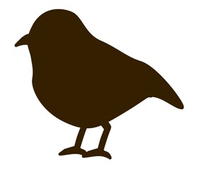 小鳥01シルエット