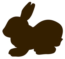 のうさぎ01シルエット