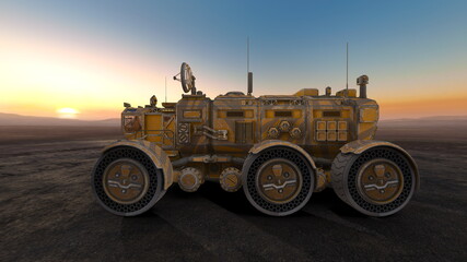 Obraz premium 六輪車