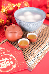 Lantern Festival, tea and red envelopes