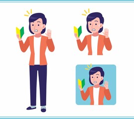 Young woman in a cardigan