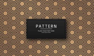 Geometric shapes pattern background design vector