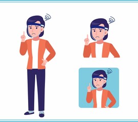 Young woman in a cardigan