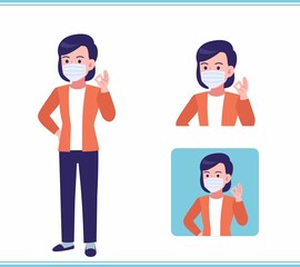 Young woman in a cardigan