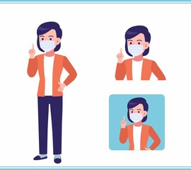 Young woman in a cardigan