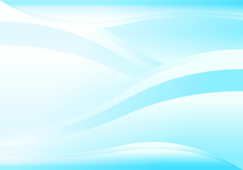 青と曲線の爽やかな背景