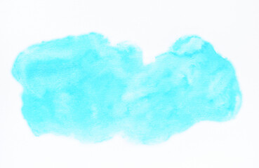 Abstract blue watercolor on white background. abstract art background. texture color paint splash blue. space beautiful wallpaper pattern ink splash. texture blue space color nature paint on paper.