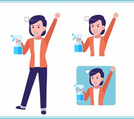 Young woman in a cardigan