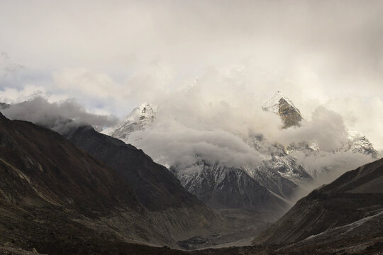 mountains in the clouds © debjit