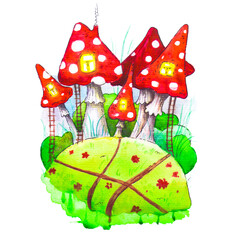 Fly Agaric-house for gnomes