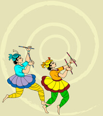 Garba Indian Dance Design