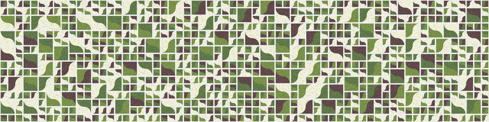 Abstract Geometric Pattern generative computational art illustration