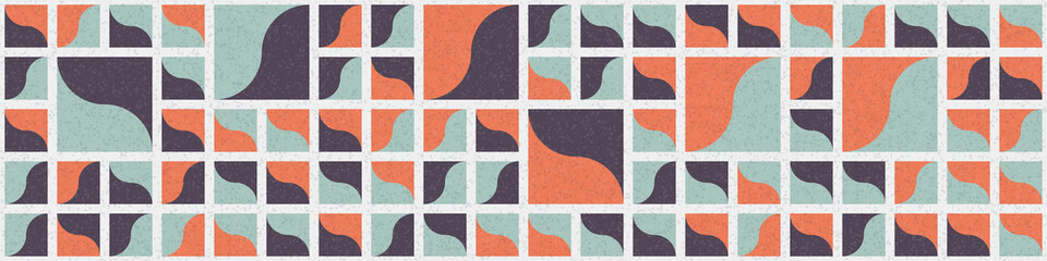 Abstract Geometric Pattern generative computational art illustration