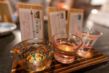 日本酒のテイスティング