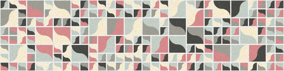 Abstract Geometric Pattern generative computational art illustration