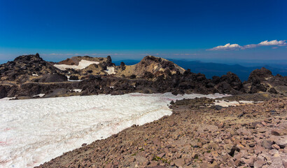 Top of Lassen Peak Views, Lassen Volcanic National Park, California