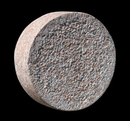 Stone granite wheel isolated