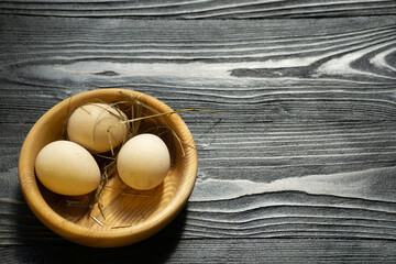 Dietary food with fresh proteins in the menu of a healthy person.