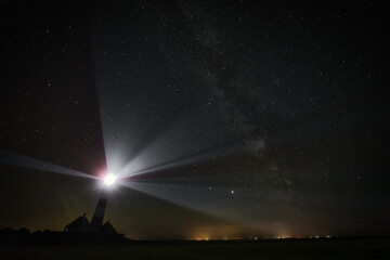 Leuchtturm Westerhever Milchstraße